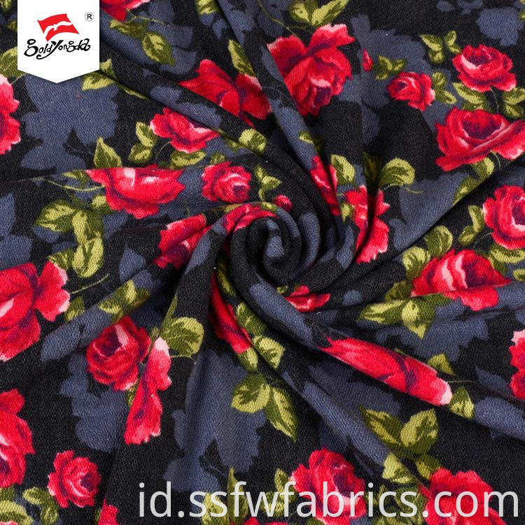 Fashion Flower Print Fabric